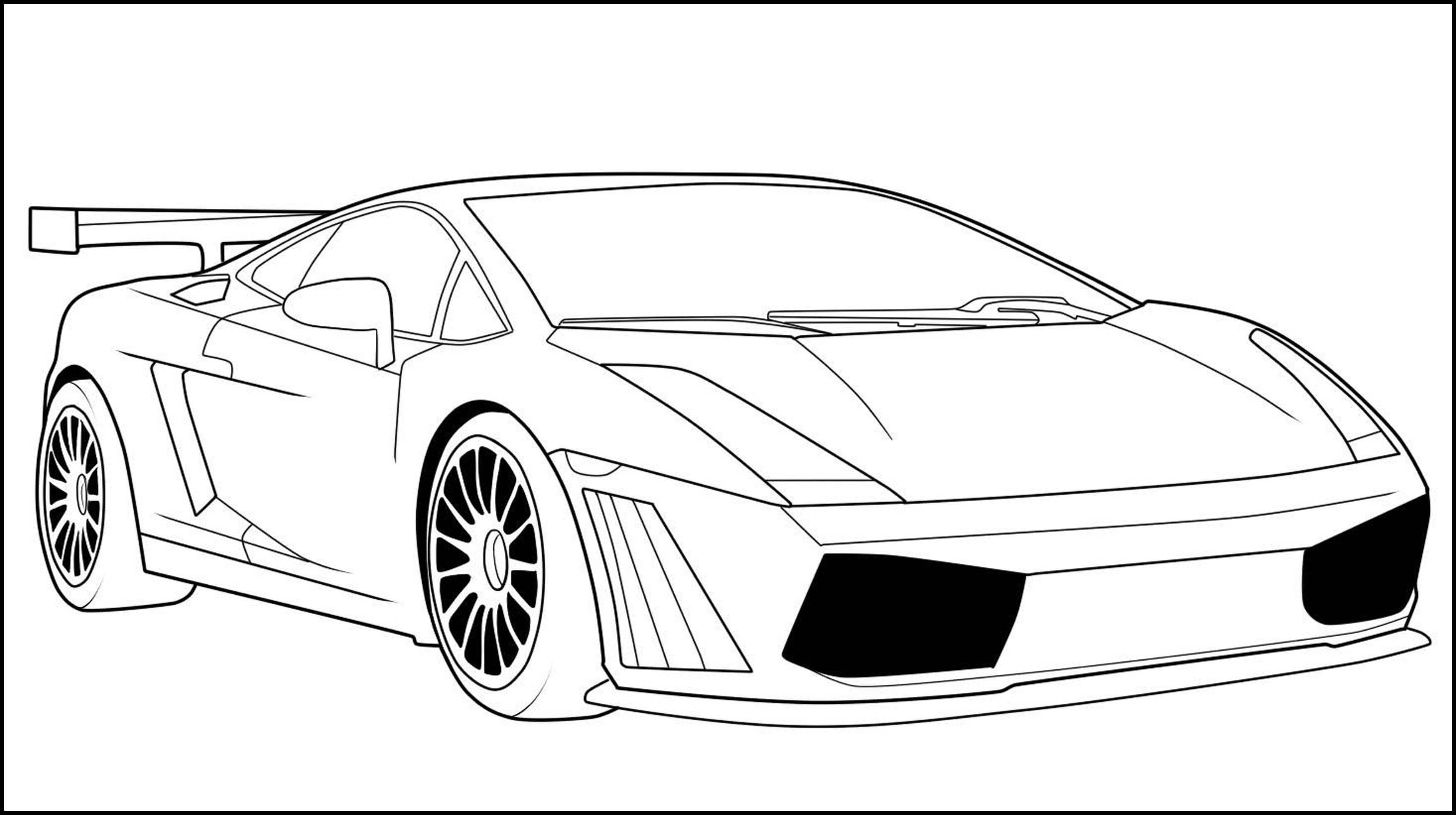 Sports Car Drawing Outline at PaintingValley.com | Explore collection
