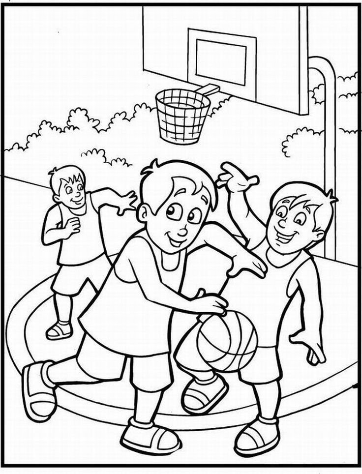 736x964 Image Result For Sport Day Drawing Photo Sports Coloring Pages - Sports Drawing