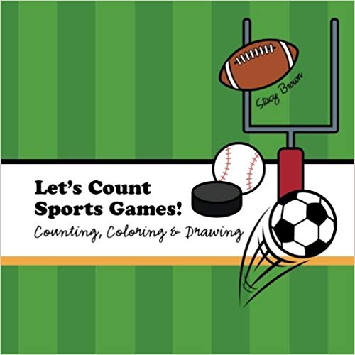 500x500 let's count sports games! a counting, coloring and drawing book - Sports Drawing For Kids