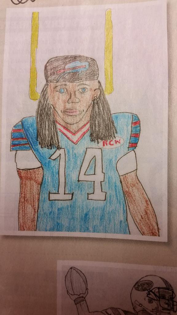 576x1024 One Of My Students Had His Drawing Featured - Sports Drawing For Kids
