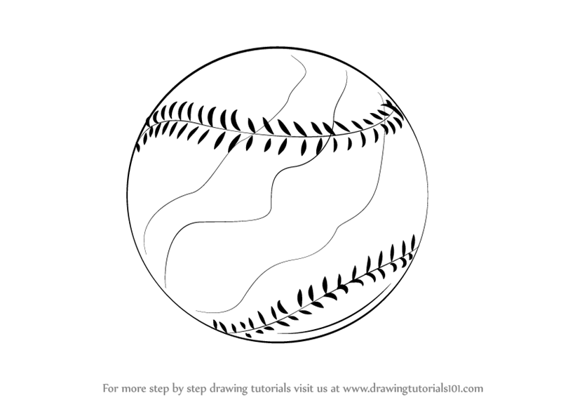 800x570 Learn How To Draw A Baseball - Sports Drawing Pictures