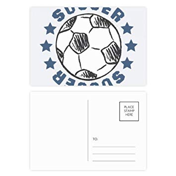 355x355 diythinker soccer football sports drawing postcard set birthday - Sports Drawing Pictures