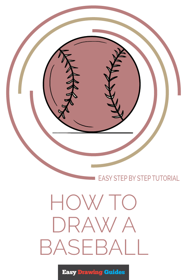 600x900 How To Draw A Baseball - Sports Equipment Drawing