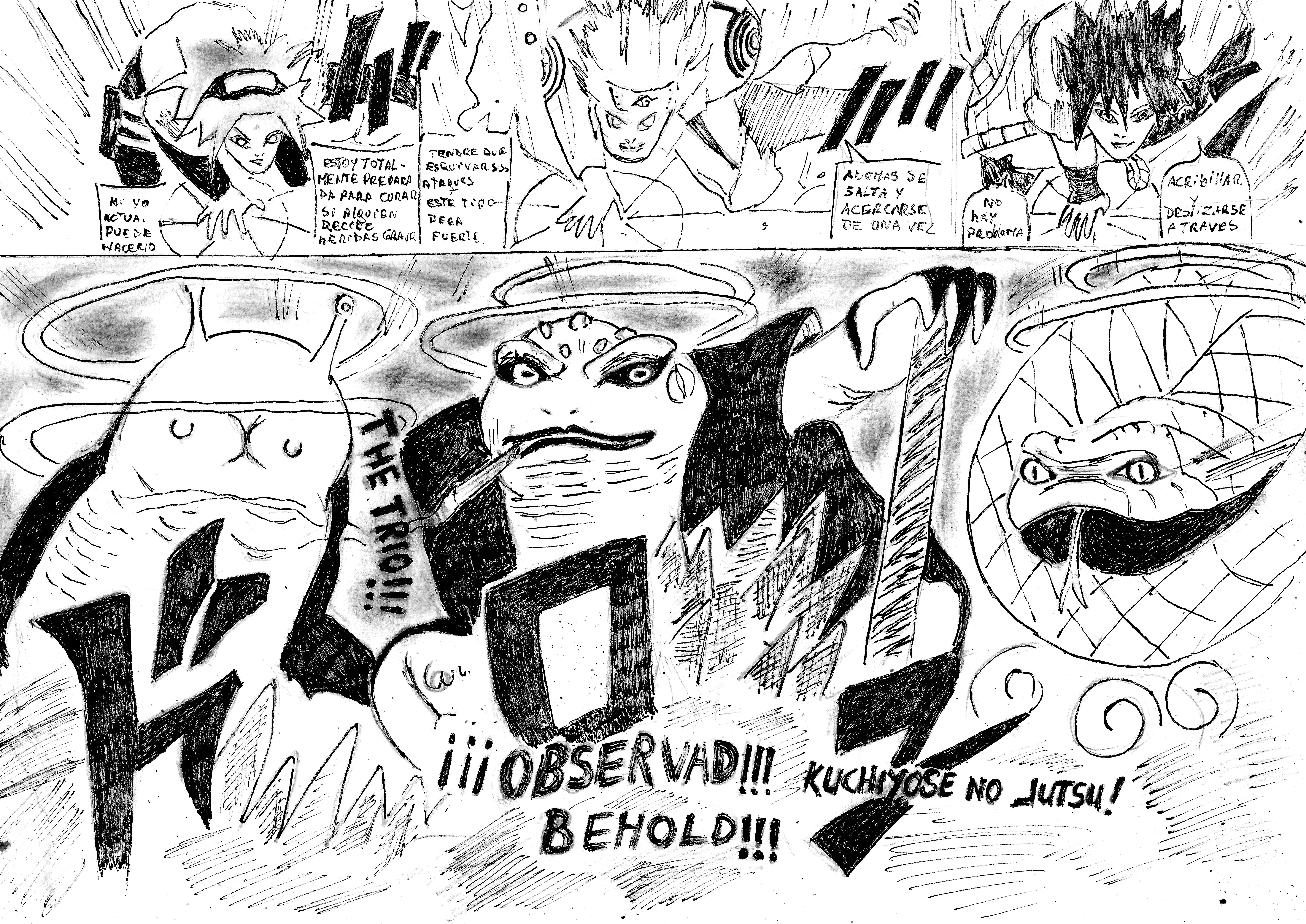7014x4962 naruto - Spot Drawing