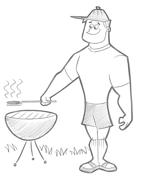 489x600 technique cartooning spotlight on christopher hart - Spotlight Drawing