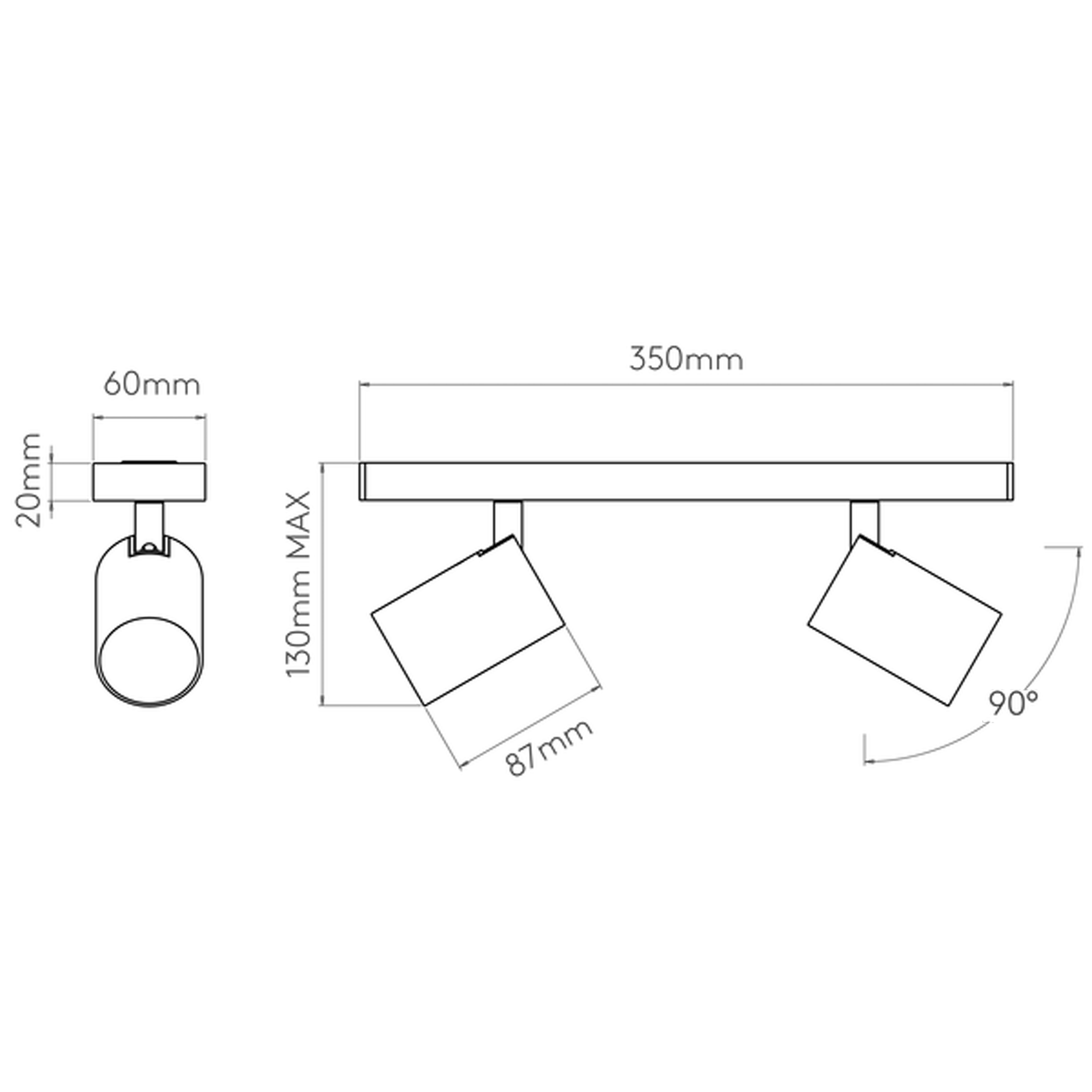 2500x2500 buy the ascoli twin spotlight - Spotlight Drawing