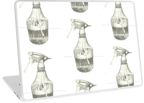 558x400 spray bottle drawing laptop skins - Spray Bottle Drawing