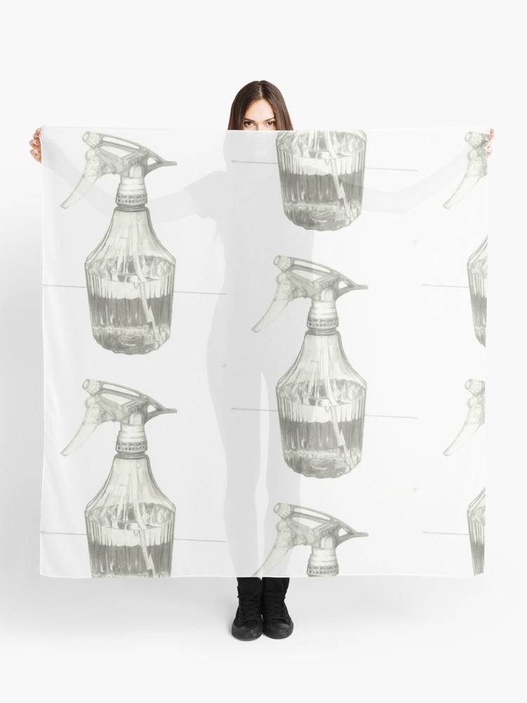 750x1000 spray bottle drawing scarf - Spray Bottle Drawing