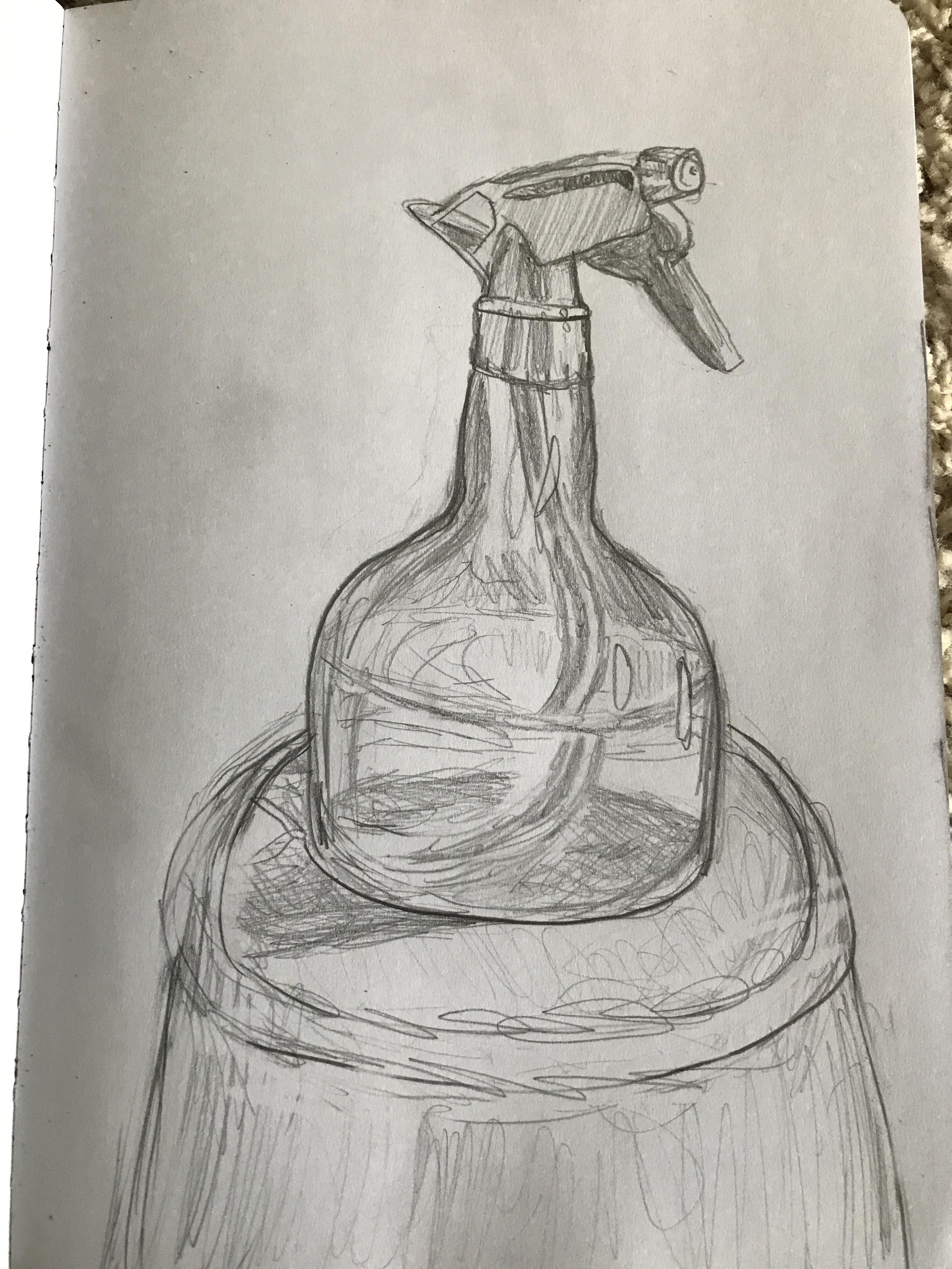 Spray Bottle Drawing at Explore collection of