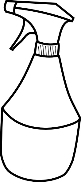 264x593 squirt bottle clip art free vector in open office drawing - Spray Bottle Drawing