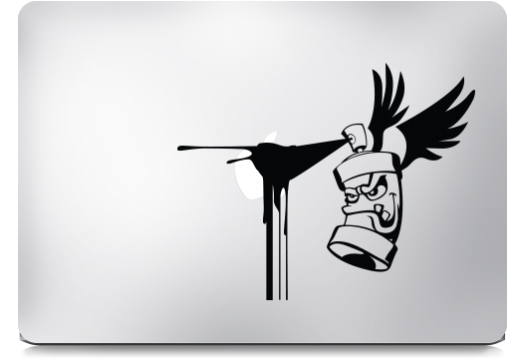 525x359 spray paint can macbook decals - Spray Paint Can Drawing