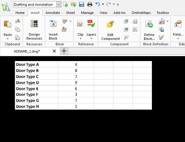 610x470 linking draftsight and excel - Spreadsheet Drawing