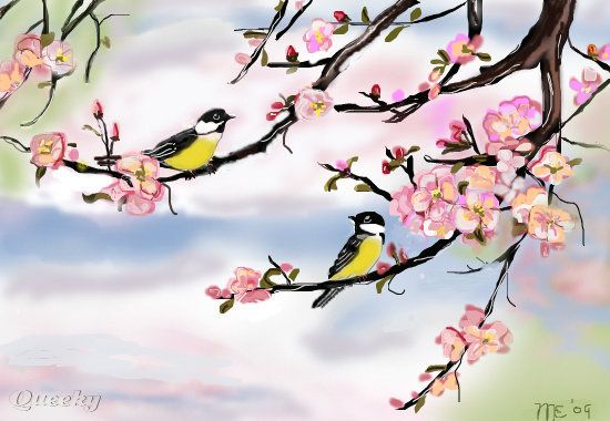 550x380 drawings of spring - Spring Drawing