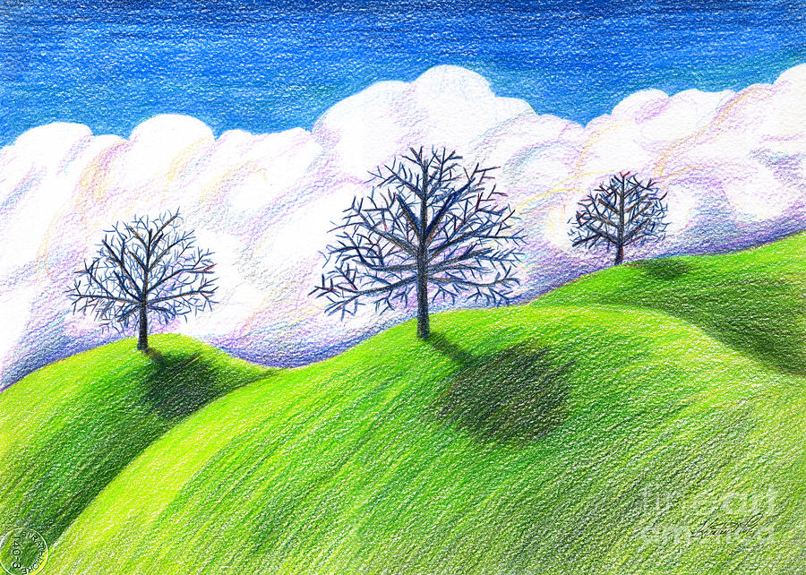 900x642 california spring drawing drawing - Spring Drawing