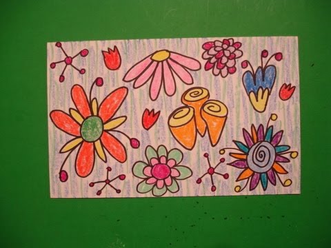 480x360 Let's Draw Spring Flowers! - Spring Flowers Drawing