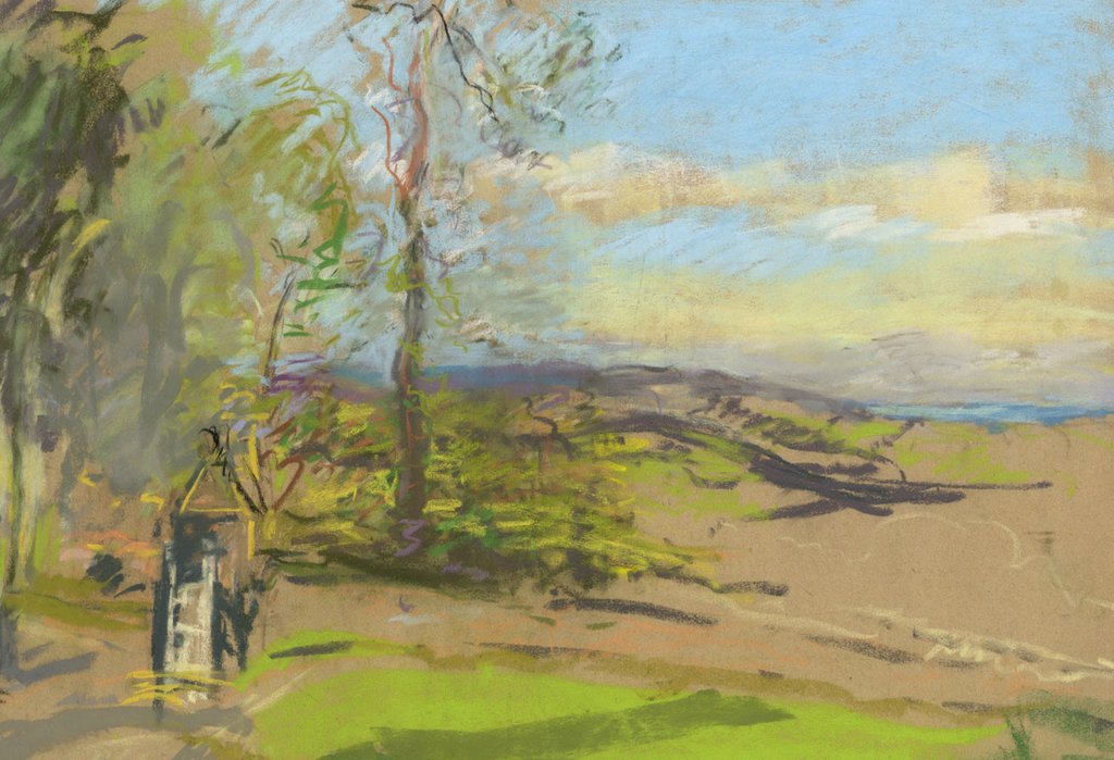 1024x699 Alice Des Clayes Arca, Spring Landscape - Spring Landscape Drawing