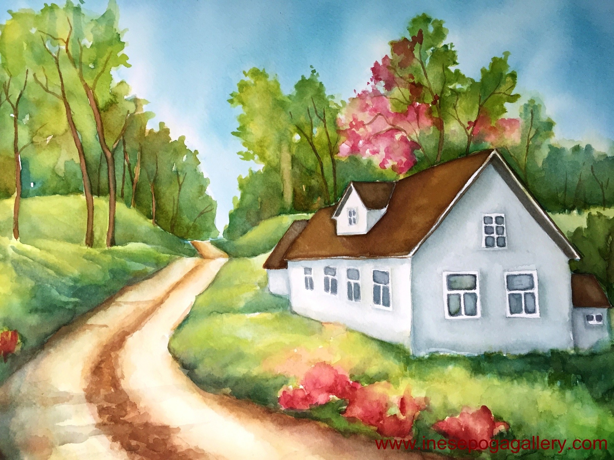 Spring Landscape Drawing at Explore collection of