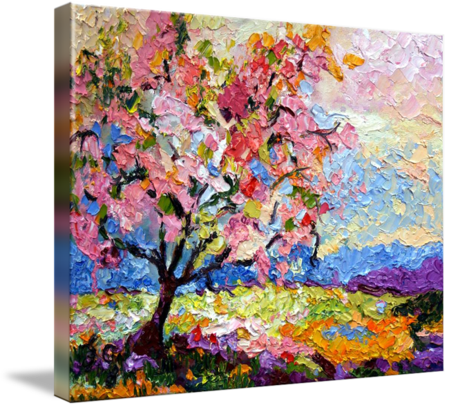 650x590 Acrylic Drawing Spring Season Transparent Png Clipart Free - Spring Season Drawing