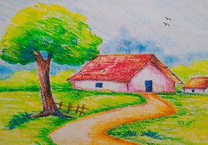 300x210 Spring Season Pictures For Children Drawings Of Landscape - Spring Season Drawing