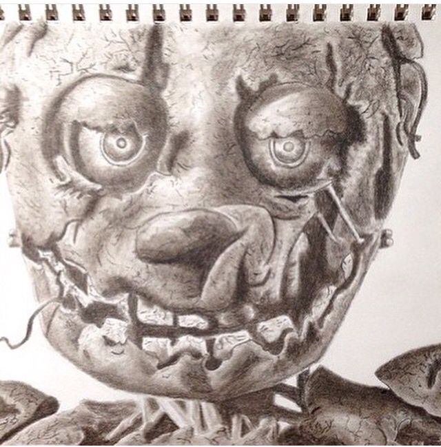 640x649 spring trap - Springtrap Drawing