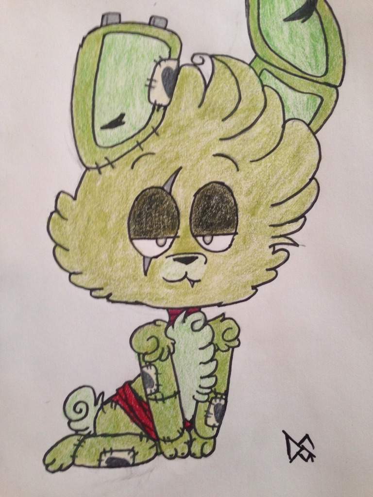 768x1024 springtrap drawing - Springtrap Drawing