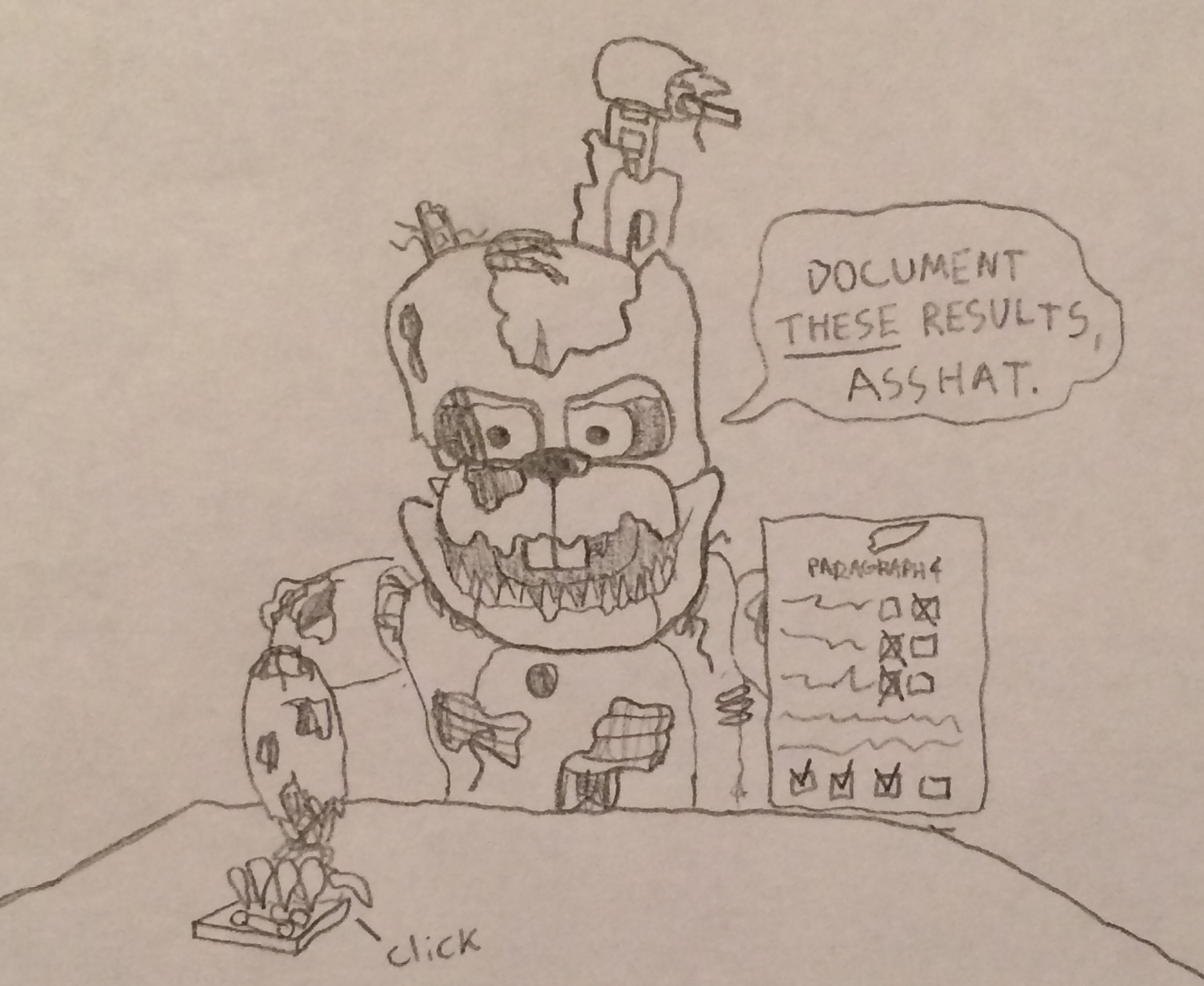 2807x2299 springtrap drawing fivenightsatfreddys - Springtrap Drawing