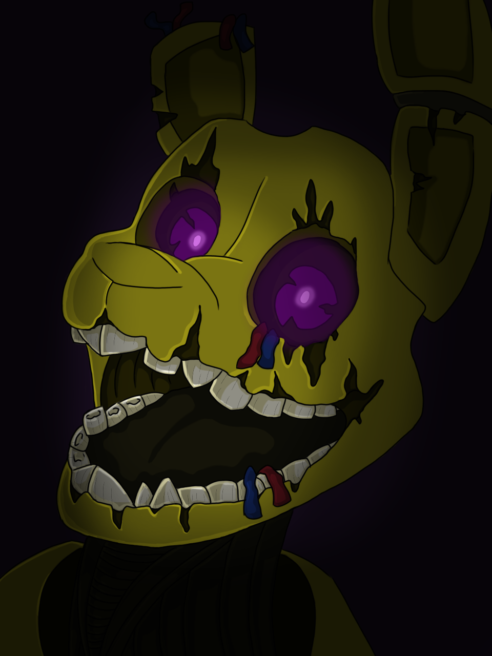 960x1280 springtrap drawing - Springtrap Drawing