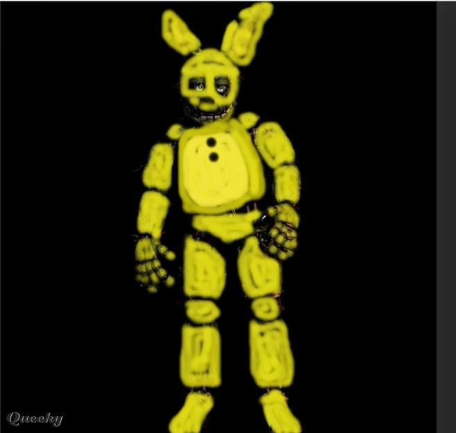 657x623 full body spring trap a creepy speedpaint drawing - Springtrap Full Body Drawing