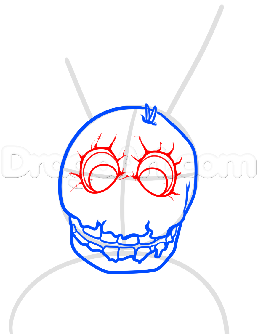 871x1128 How To Draw Springtrap From Five Nights - Springtrap Full Body Drawing