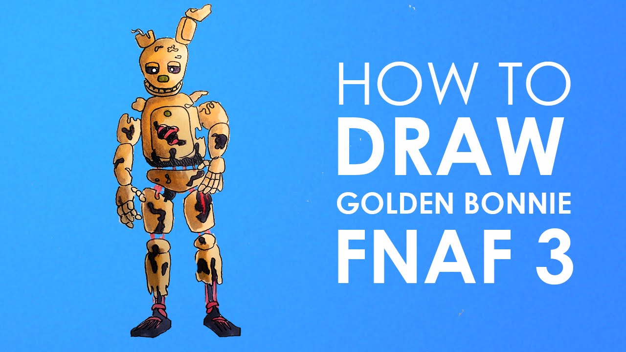 1280x720 How To Draw Springtrap - Springtrap Full Body Drawing