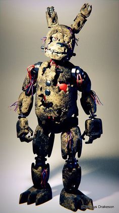 236x420 full body springtrap, not done very well, they forgot a lot - Springtrap Full Body Drawing