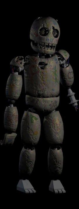 271x720 Blank Five Nights - Springtrap Full Body Drawing