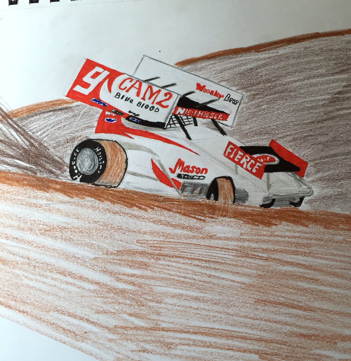 Sprint Car Drawing at Explore collection of Sprint