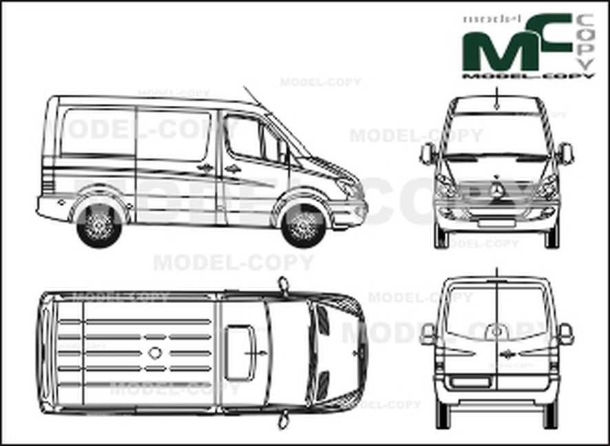 Mercedes sprinter чертеж