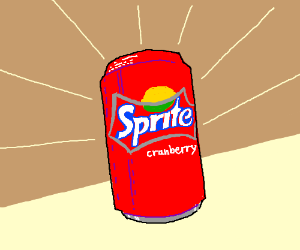 300x250 Sprite Cranberry Flavour! Drawing - Sprite Drawing