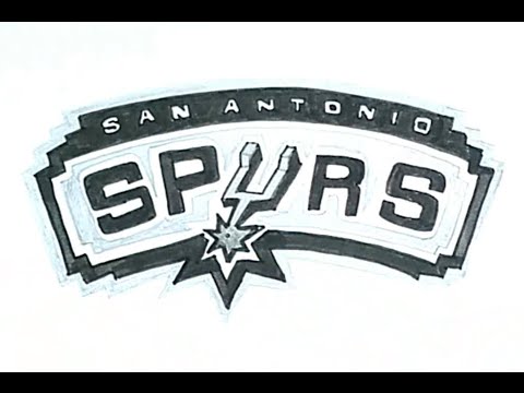 480x360 How To Draw The San Antonio Spurs Logo How To Draw Stuff - Spurs Drawing