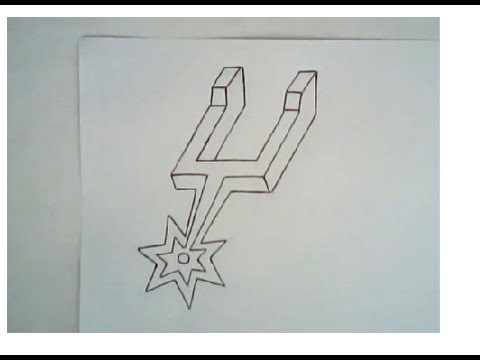 480x360 How To Draw The San Antonio Spurs Logo - Spurs Drawing
