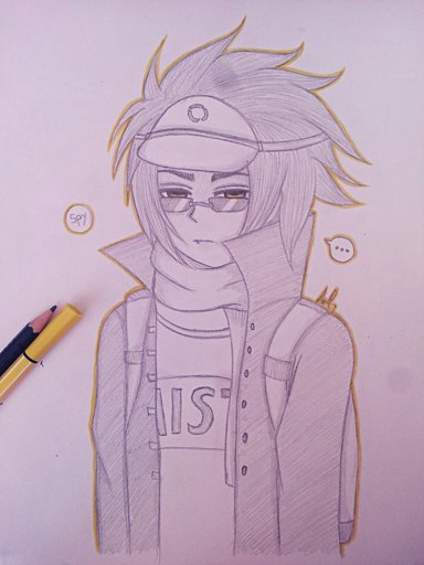 384x512 mist the spy - Spy Drawing