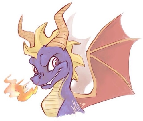 500x421 Spyro Drawing Discovered - Spyro Drawing
