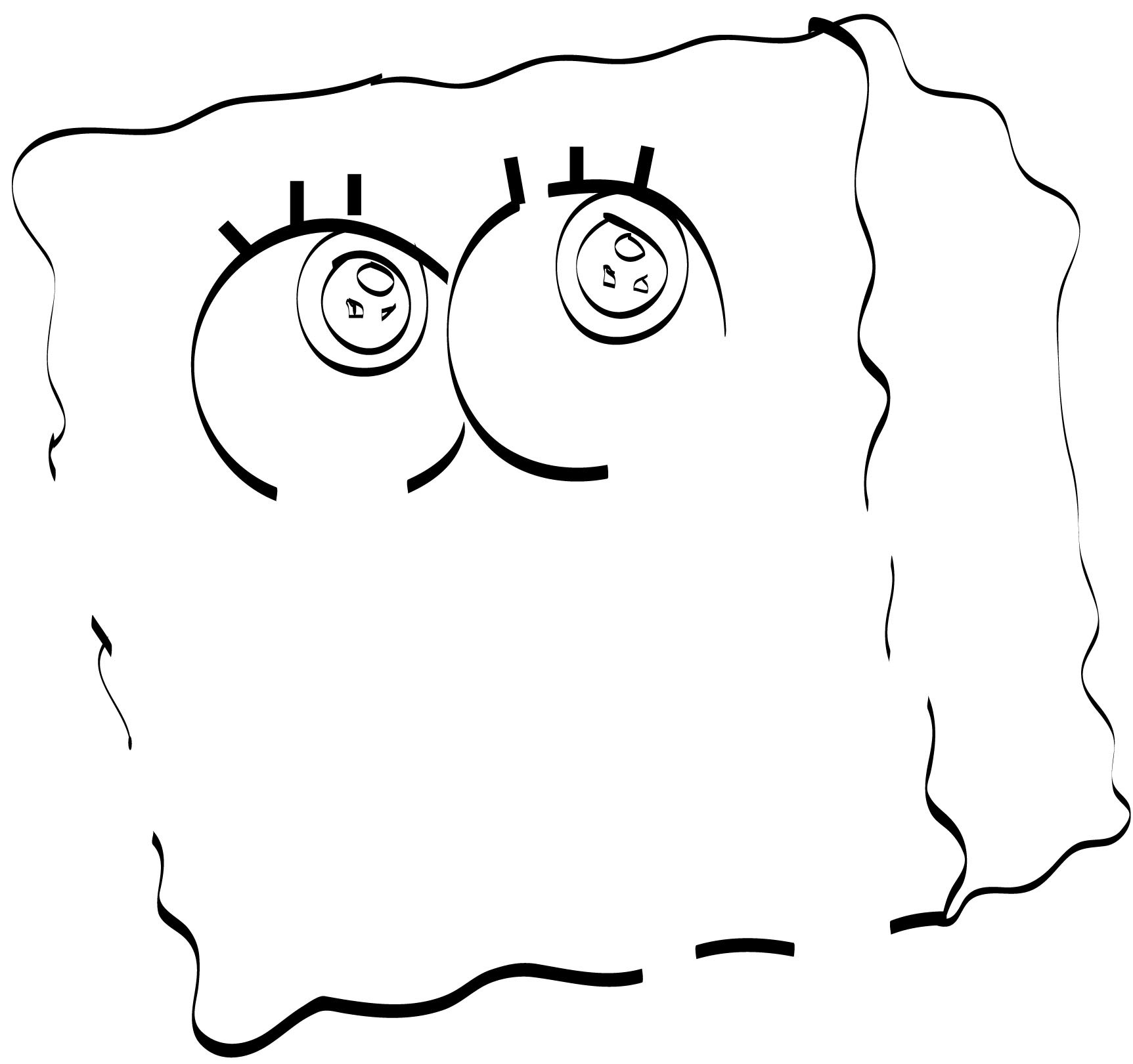 1725x1621 how to sketch sponge pants archives - Square Drawing