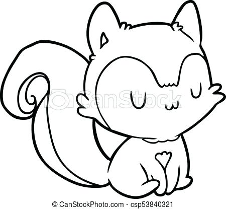 450x415 Squirrel Drawing Simple Drawing Of A Squirrel How To Draw - Squirrel Drawing Easy