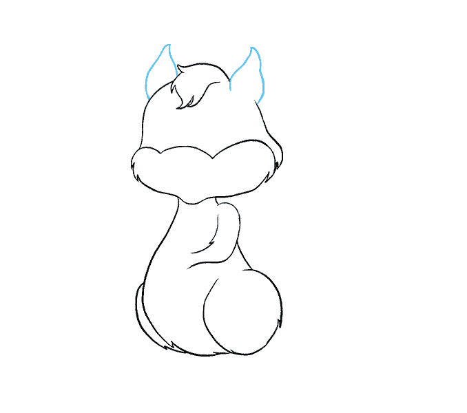 678x600 How To Draw A Cartoon Squirrel In A Few Easy Steps Easy Drawing - Squirrel Line Drawing