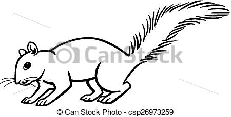 450x229 Huge Collection Of 'line Drawing Squirrel' Download More Than - Squirrel Line Drawing