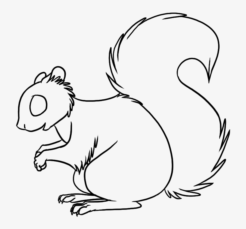 820x763 Free Stock Line Drawing At Getdrawings Com Free - Squirrel Line Drawing