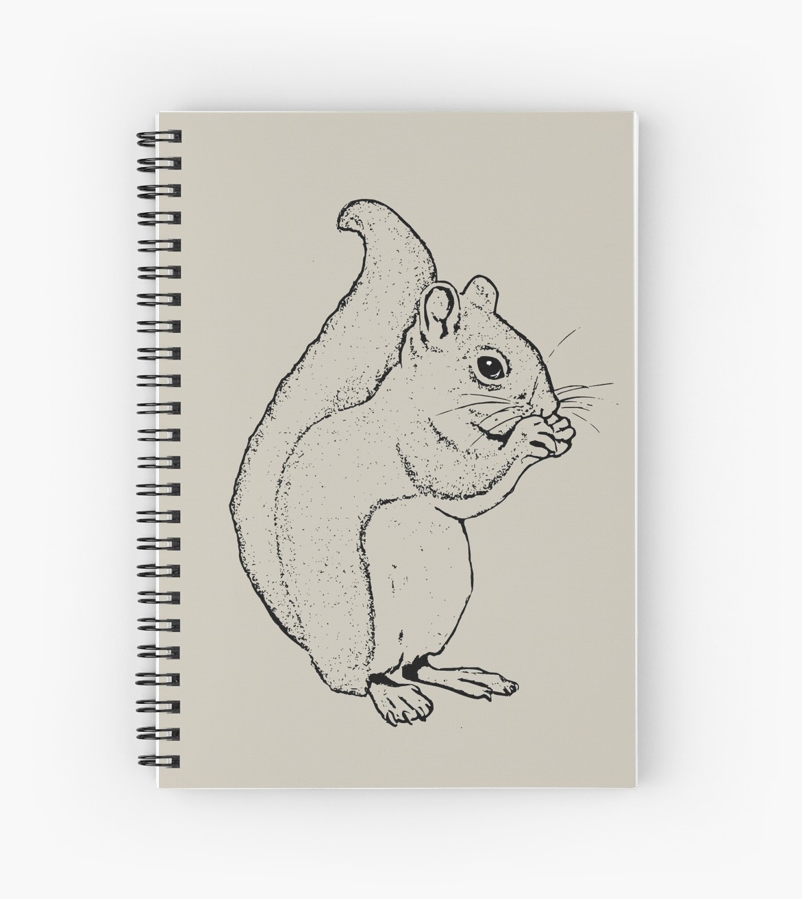 1171x1313 squirrel eating line drawing of cute squirrel spiral notebooks - Squirrel Line Drawing