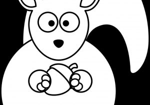 300x210 acorn cartoon style outline drawing stock vector royalty - Squirrel Outline Drawing