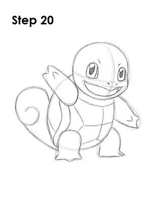 300x388 How To Draw Squirtle Drawings Drawings, Art - Squirtle Drawing