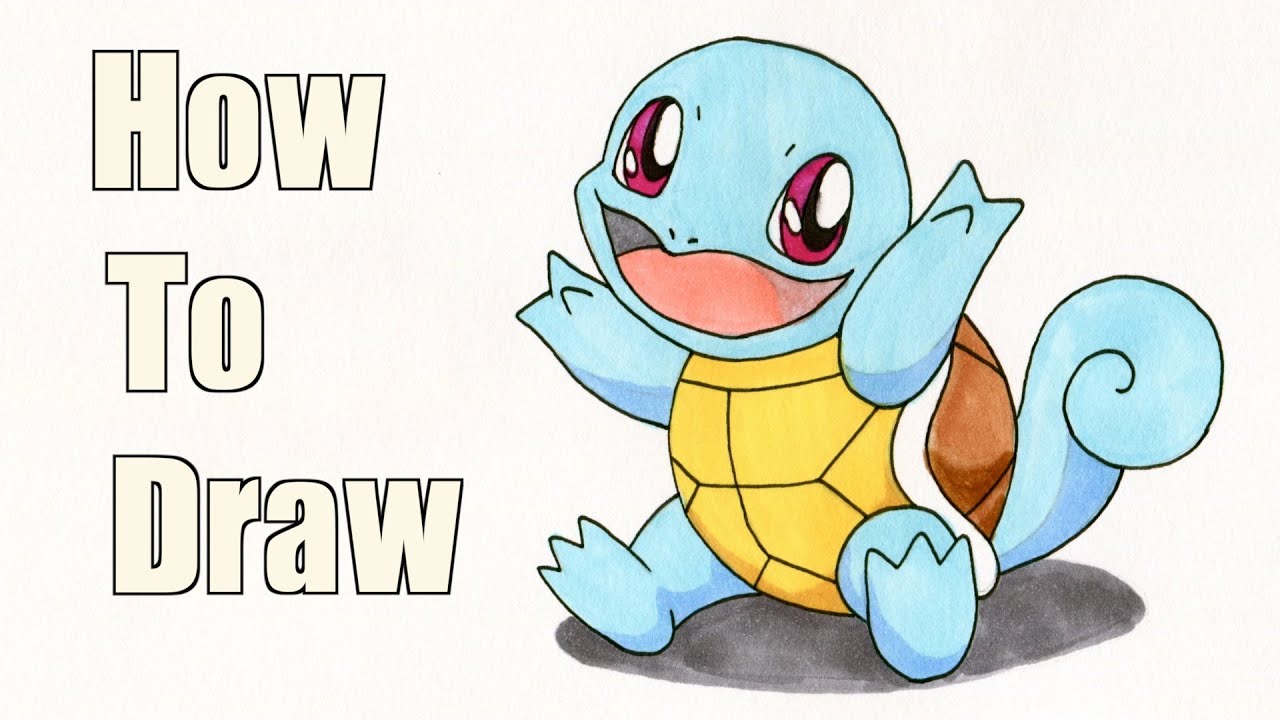 1280x720 How To Draw Squirtle! - Squirtle Drawing