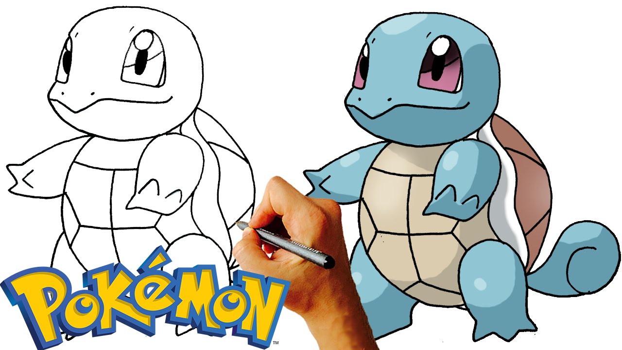 1280x720 How To Draw Squirtle - Squirtle Drawing