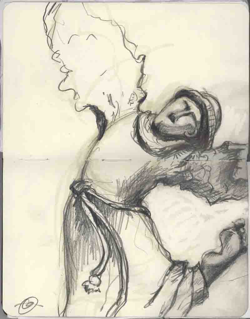 800x1020 dancing st francis mesmerizing return to santa fe - St Francis Drawing